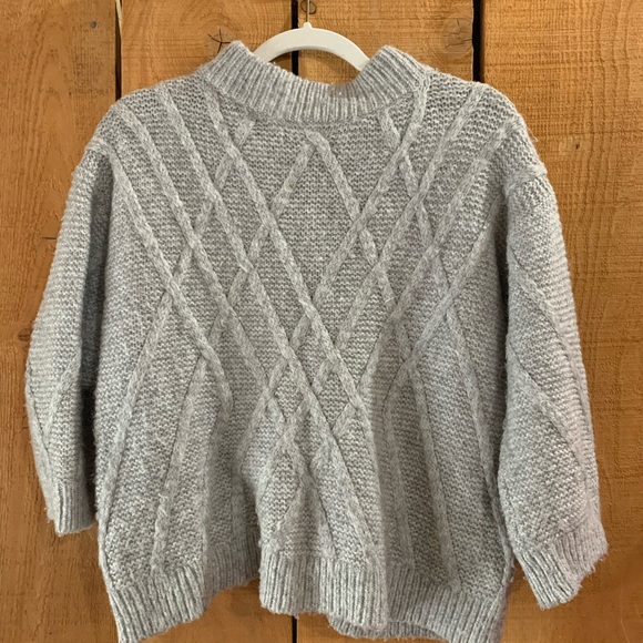 Knit sweater cropped sleeves - Picture 3 of 3